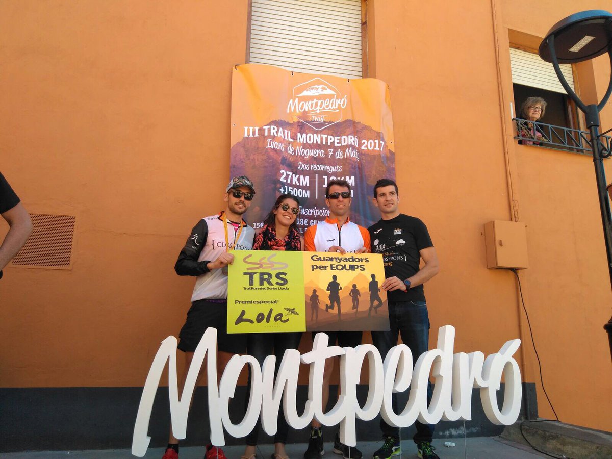 ClosPonsThaiRun's tweet photo. Guanyadors per equips de la @trailrunlleida Montpedró. Ens tornem a veure aviat @LolaMasSaboresR!!! https://t.co/k7s7k5Z26g