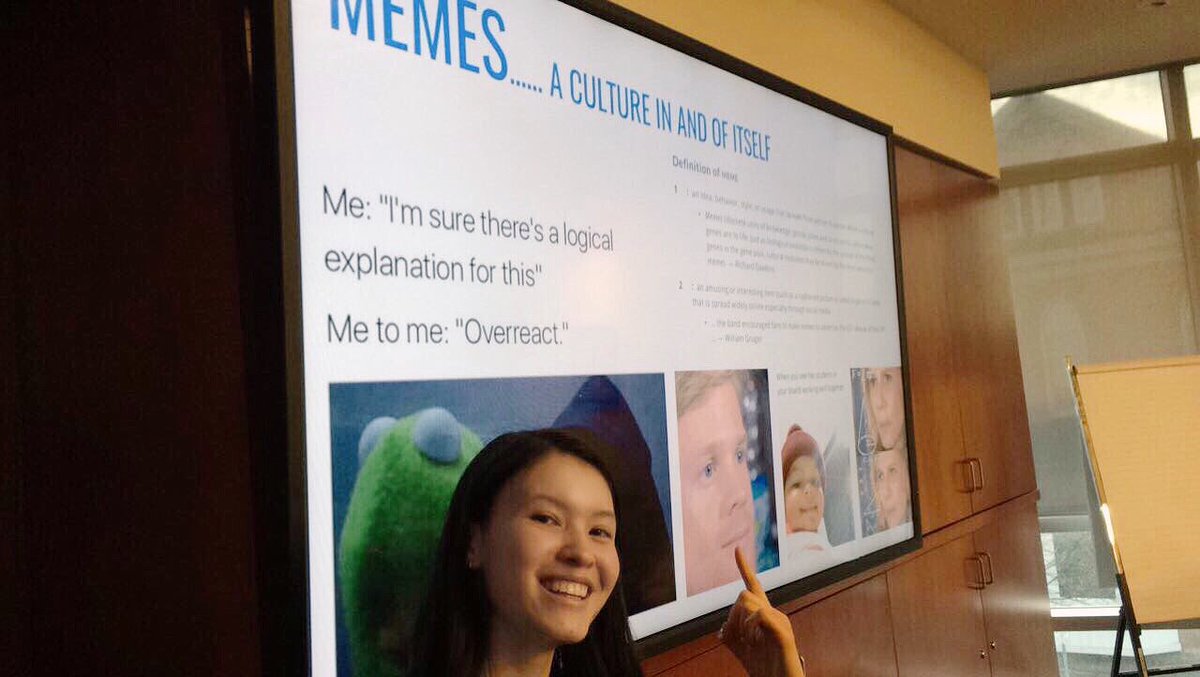 Proudest moment of my life? Teaching WCDSB board members and superintendents about memes