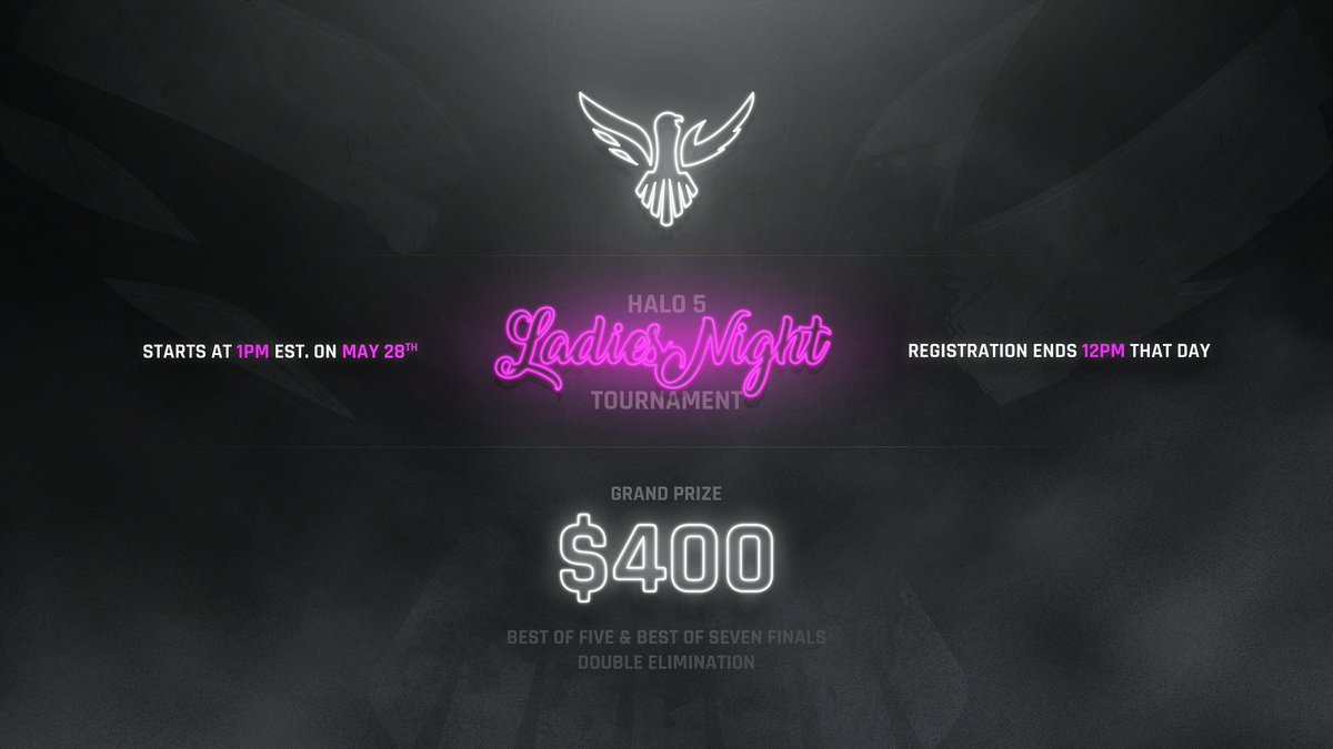 AtriaUnited's tweet image. We're excited to announce #Atria United's first official  "Ladies Night" #Halo5 $400 tournament May 28th!" DM to register.