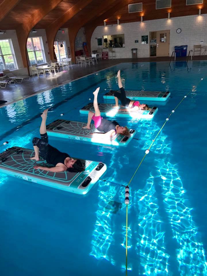 WoodlochSSC's tweet photo. A fantastic day to kickoff our new fitness program, #BOGAFIT #core #flexibility #BOGAFITMAT #Health #splash #yoga #workout #lifestyle https://t.co/zg1ZOHGyqK