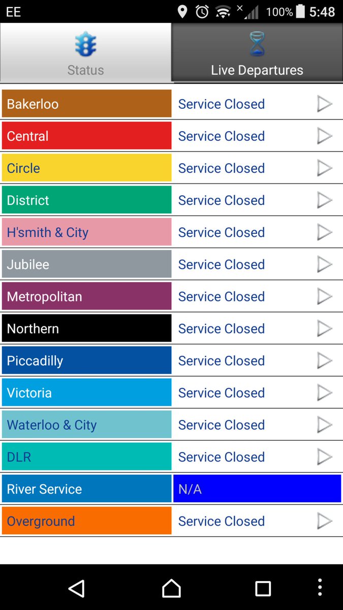 tfl live departures