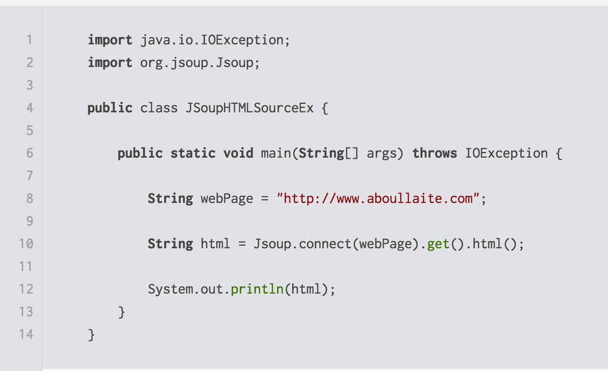 java's tweet image. Introductory tutorial of the #Jsoup #HTML parser.

aboullaite.me/jsoup-html-par…