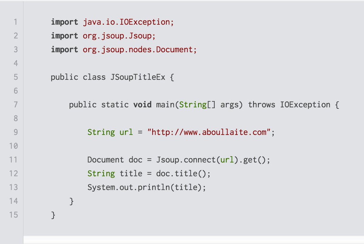 java's tweet image. Introductory tutorial of the #Jsoup #HTML parser.

aboullaite.me/jsoup-html-par…