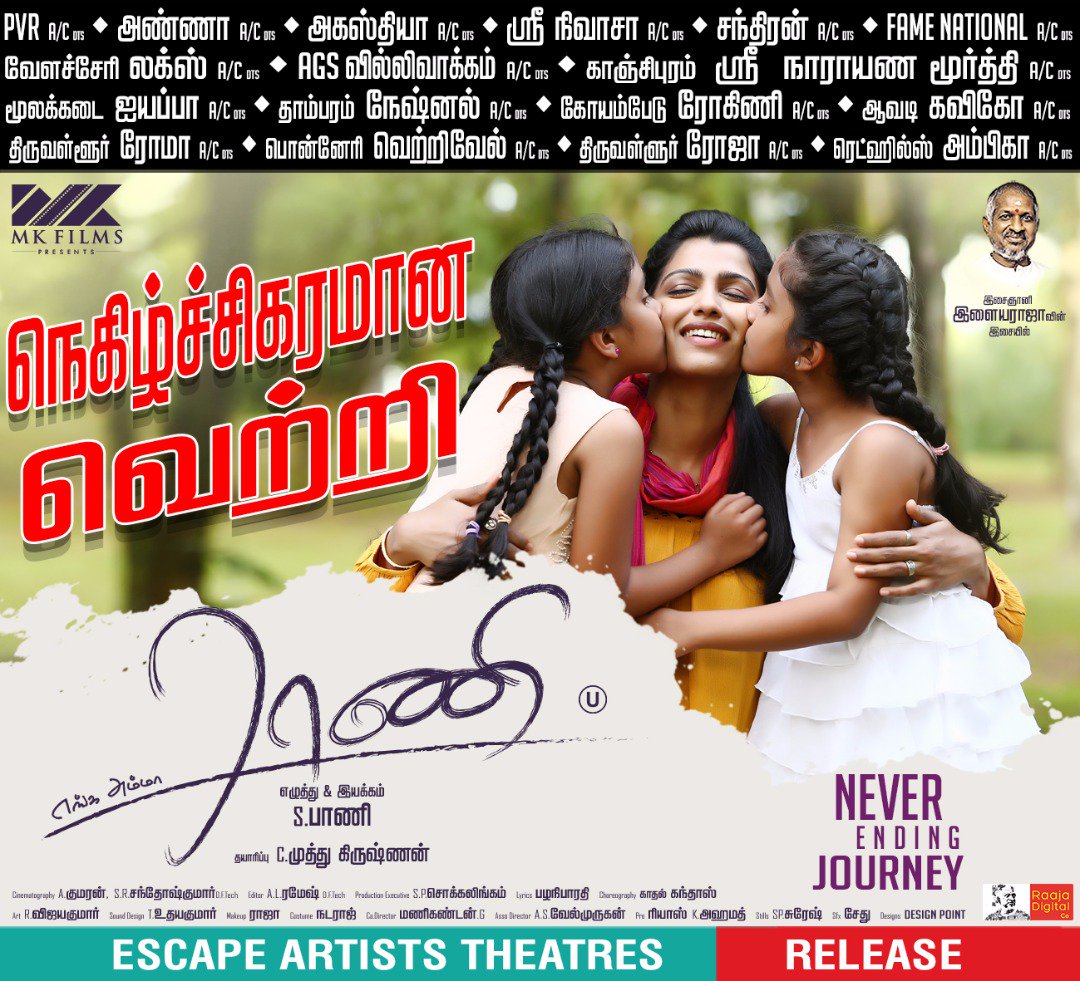 CinemaInbox's tweet photo. @dir_bani  @engaammarani  @saidhanshika @ilayaraja @EscapeArtists @Madan2791 @Gopaljames1 #mkfilms  @shankarsrihari  @v4umedia1 @RIAZtheboss https://t.co/HE9y5jSL48