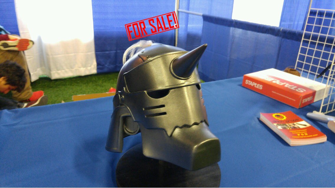 pinionplus's tweet image. Alphonse is still available and for sale in our Etsy store!! etsy.com/listing/515677… #cosplay #anime #fmacosplay #alphonsehelmet #alphonse