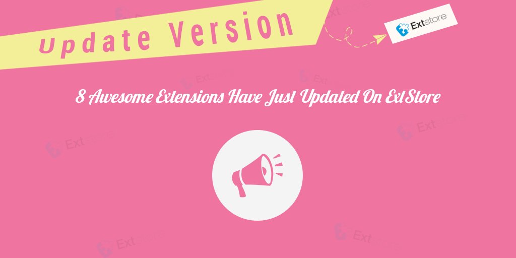 ExtStore's tweet image. Awesome! The simultaneous release of 8 ExtStore extensions.
Check them out at: bit.ly/2pVS2w4
#joo
#joomlaextension #update