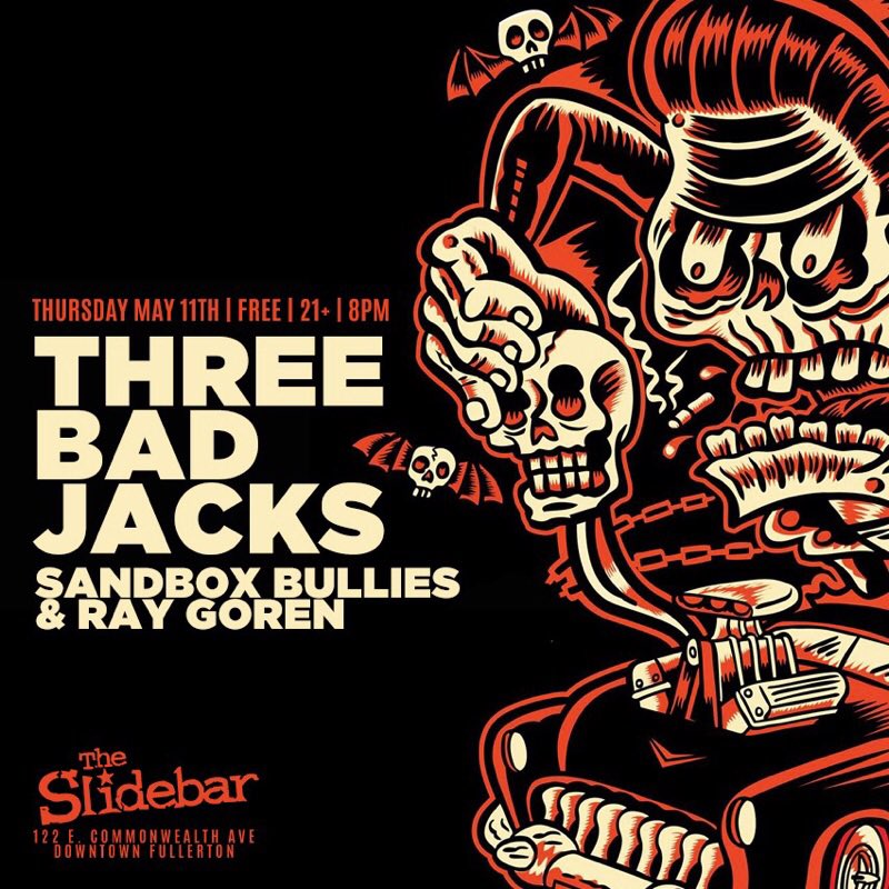 RayGoren's tweet photo. Can't wait to see you guys The @SlidebarCafe with @ThreeBadJacks! It's gonna be a ball https://t.co/4mMiy83B3c