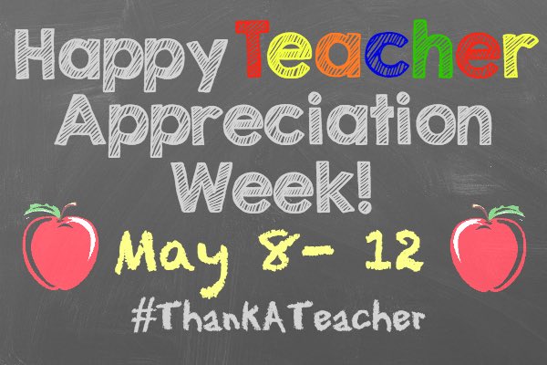 Thank you, teachers, for all you do! 🍎🎉💗#thankateacher