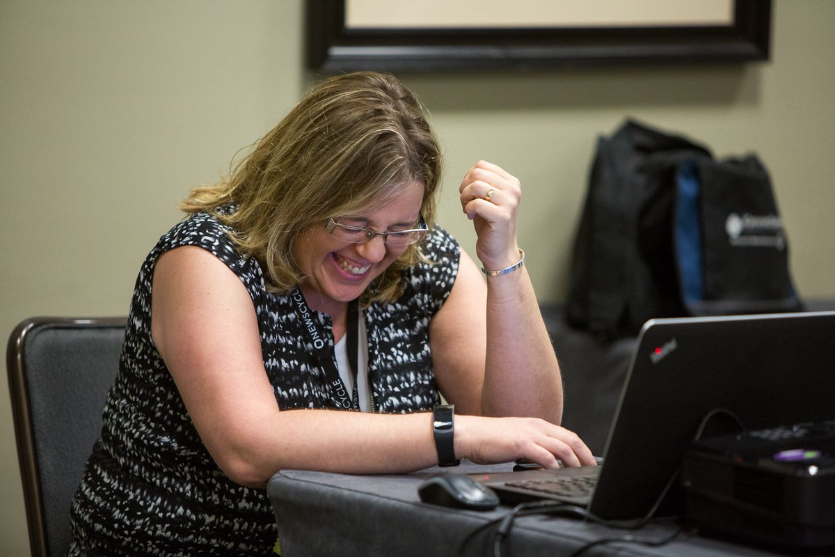 iCSUsers's tweet photo. Scenes from #iCSUsers17: Carly Kelso, The Denver Post. Via @carldavaz https://t.co/U8ADgopCAs