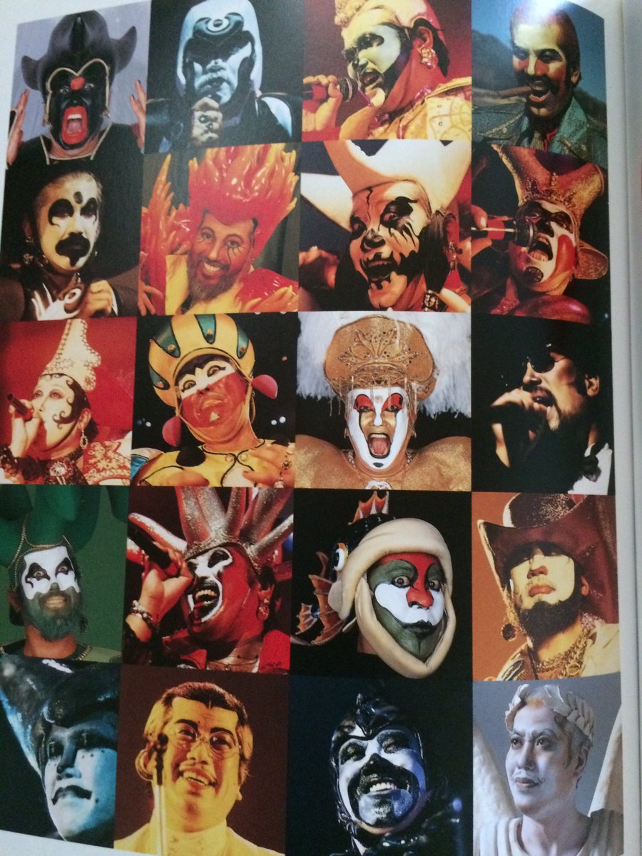 石井さんの衣装、ステージのデッサン、J.Oメイク 全て米米は自分達で