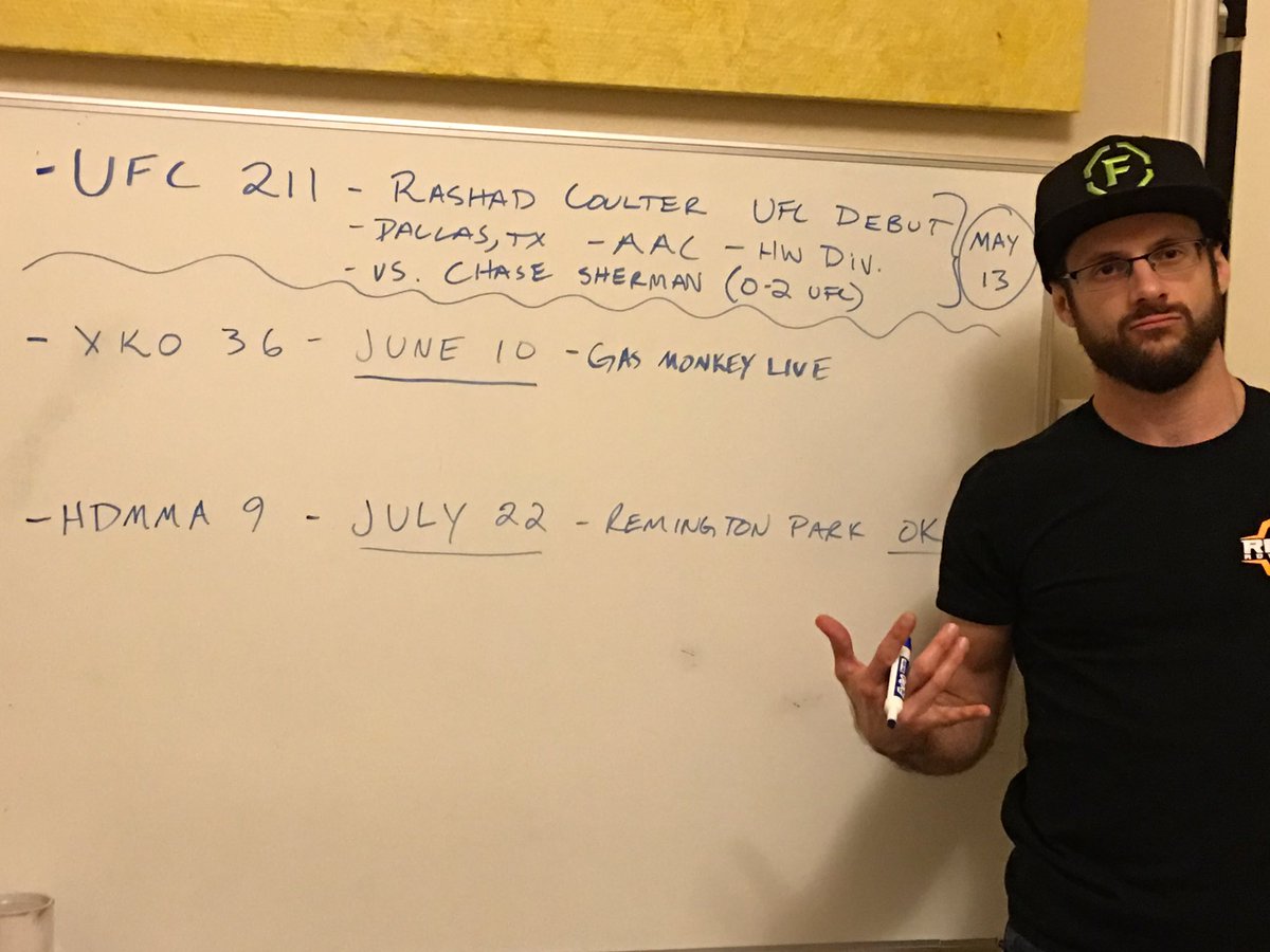 ReachAdvantage's tweet photo. #Phat Will posting up on our event board!!! #ufc #xko #hdmma #DFightW https://t.co/qoiFEcIwa2