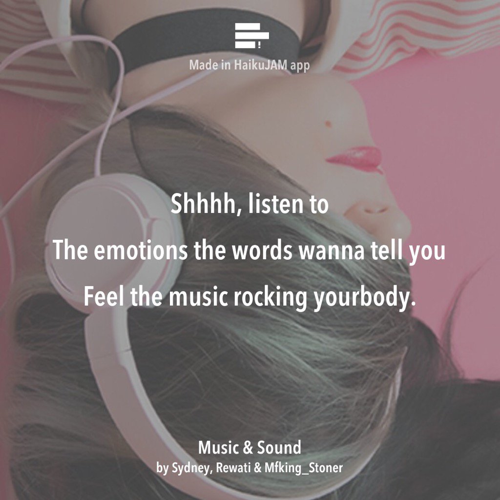 TGIM_2131's tweet photo. 'Music is my religion'

Sydney, Rewati, @mfking_stoner in @haikujam https://t.co/cMeOue77LQ