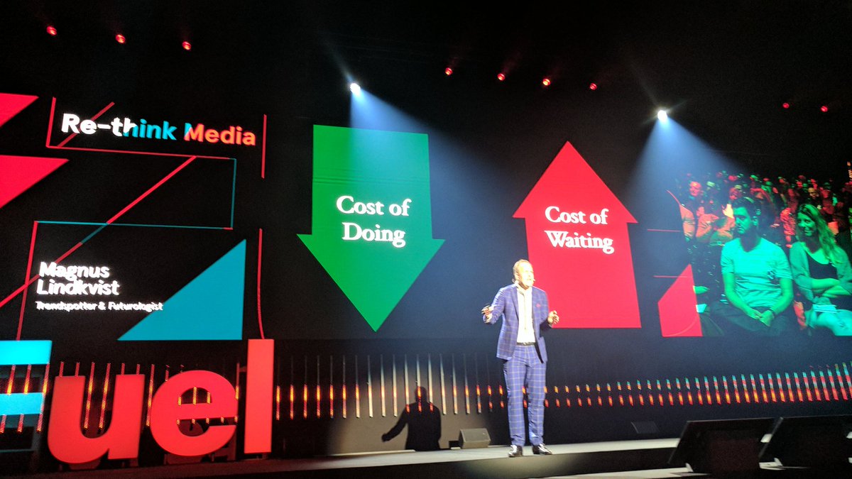 hinssen's tweet photo. Brilliant to listen to the wonderful Magnus Lindkvist at #fuel17 Tx Magnus ! https://t.co/YiQs9LFdU0