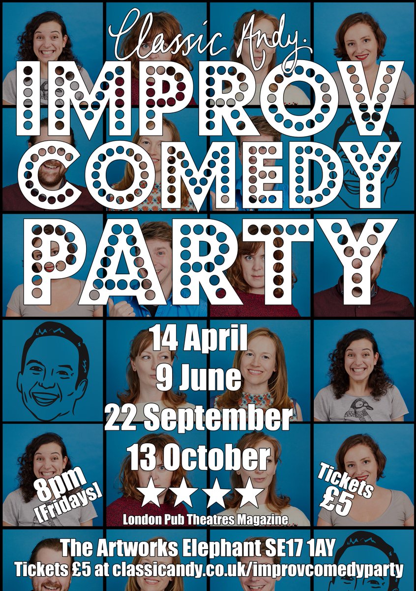 We saw the <a href="/The_Coaterie/">The Coaterie</a> at @diminishreturn last night and what treat! Catch them at our #improv #comedy #party 9th June - tix up soon 😛