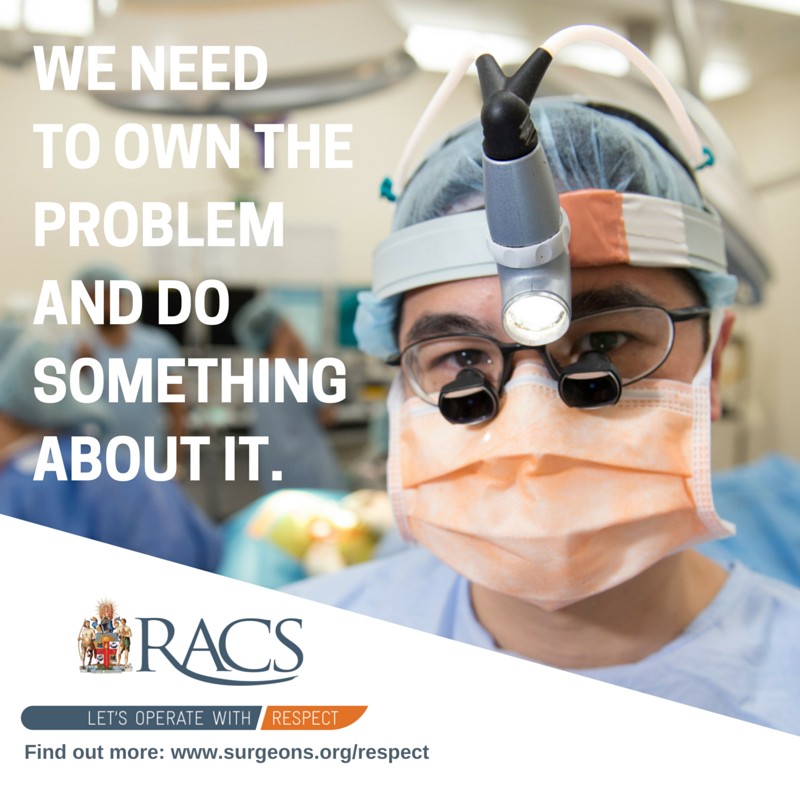 ozvascdoc's tweet photo. It's been a year since @RACSurgeons launched the "Let's #OperateWithRespect" campaign. Have we made a positive impact? #RACS17 https://t.co/BqY6A80wk3