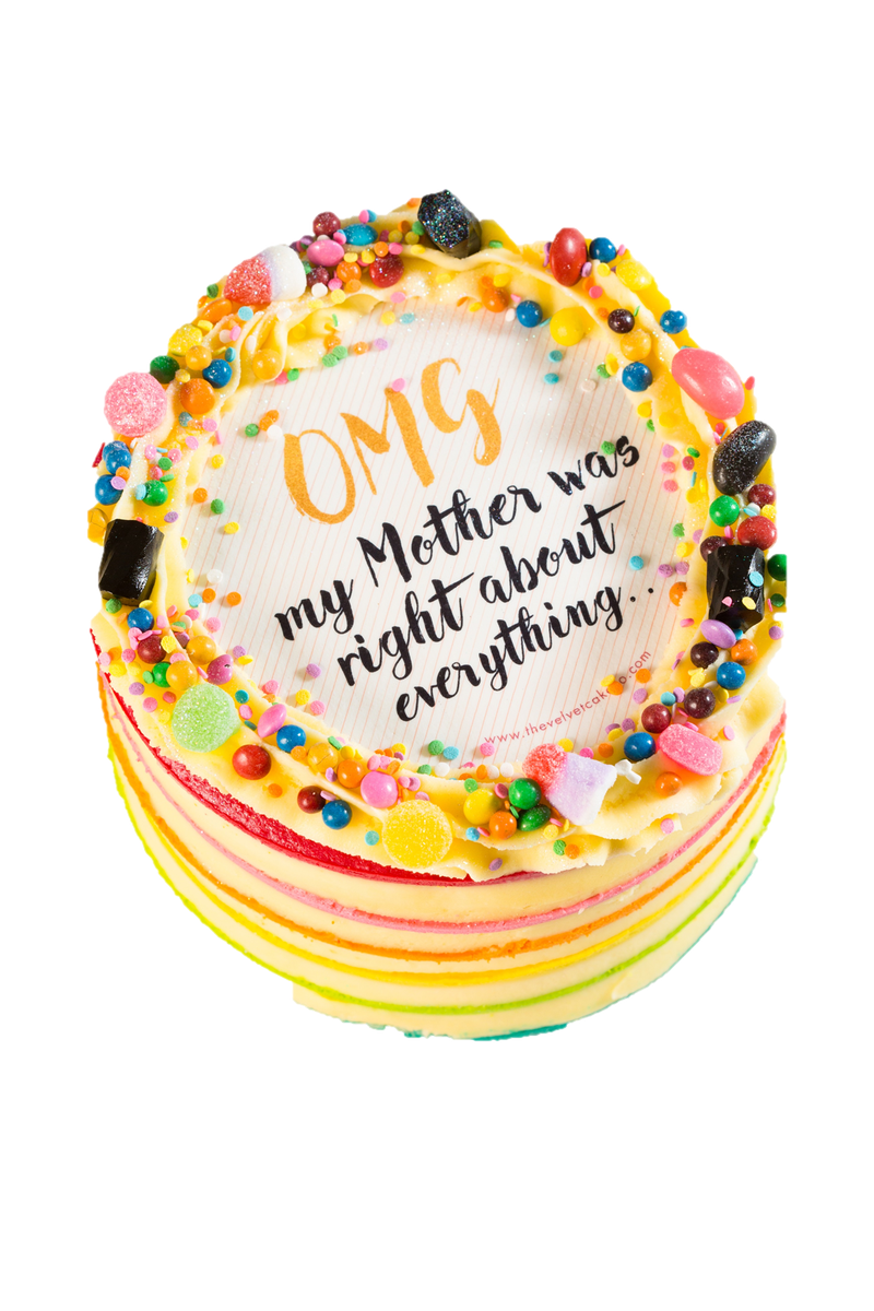 The sweetest treat for Mom this Mother's Day... We love this beautiful cake from <a href="/Velvetcakeco/">The Velvet Cake Co</a>. Visit thevelvetcakeco.com for more info.