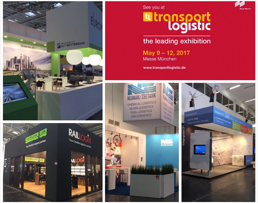 .<a href="/transport_messe/">transport logistic</a> started today! We designed and built 4 booths for our clients! Good luck at this great trade fair! #transportlogistic2017