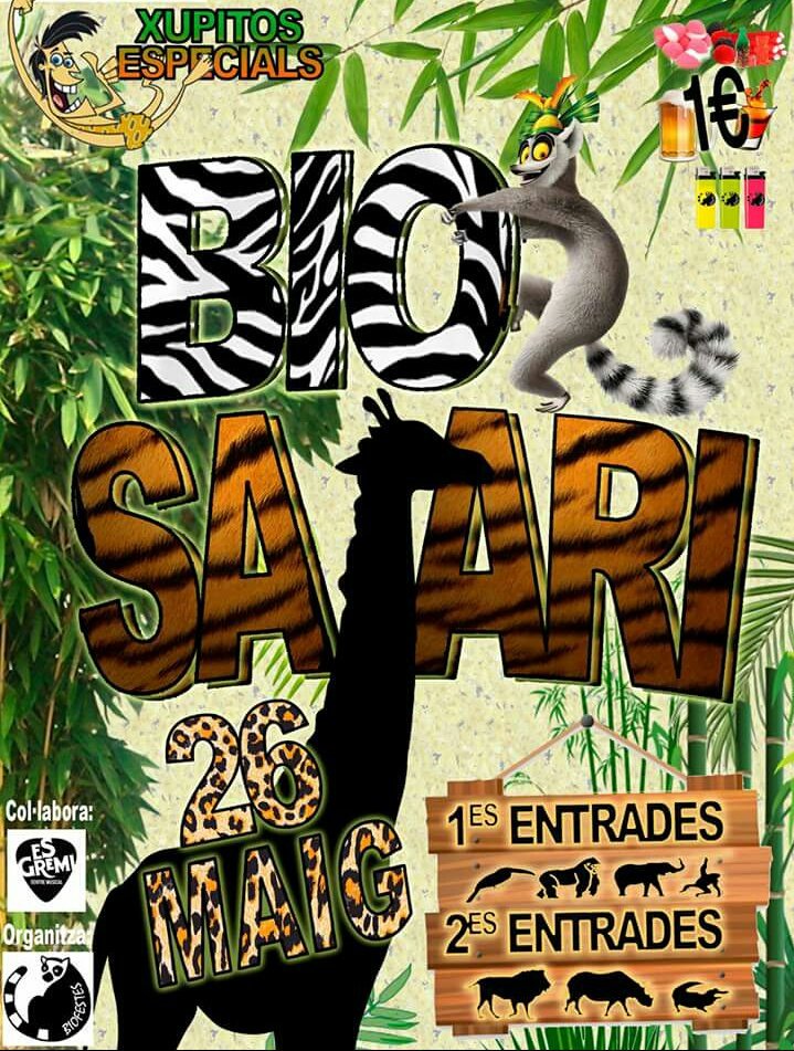 Biofestes's tweet image. YO QUIERO MARCHA MARCHA!! Vine el proper día 26 a Biosafari!! Per reservar entrades contactau amb nosaltres. T'esperam!