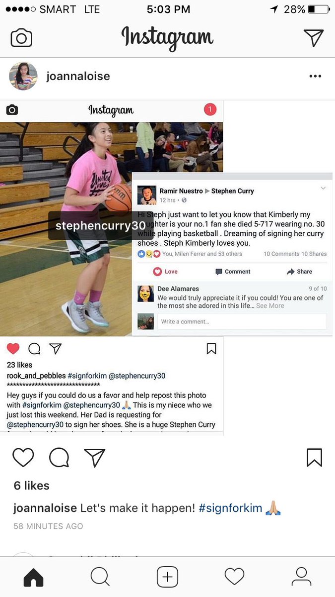 EllenAq's tweet photo. Dear @StephenCurry30, this young angel loves you until her dying time. πππ #SignForKim https://t.co/eaSGAPSR9x