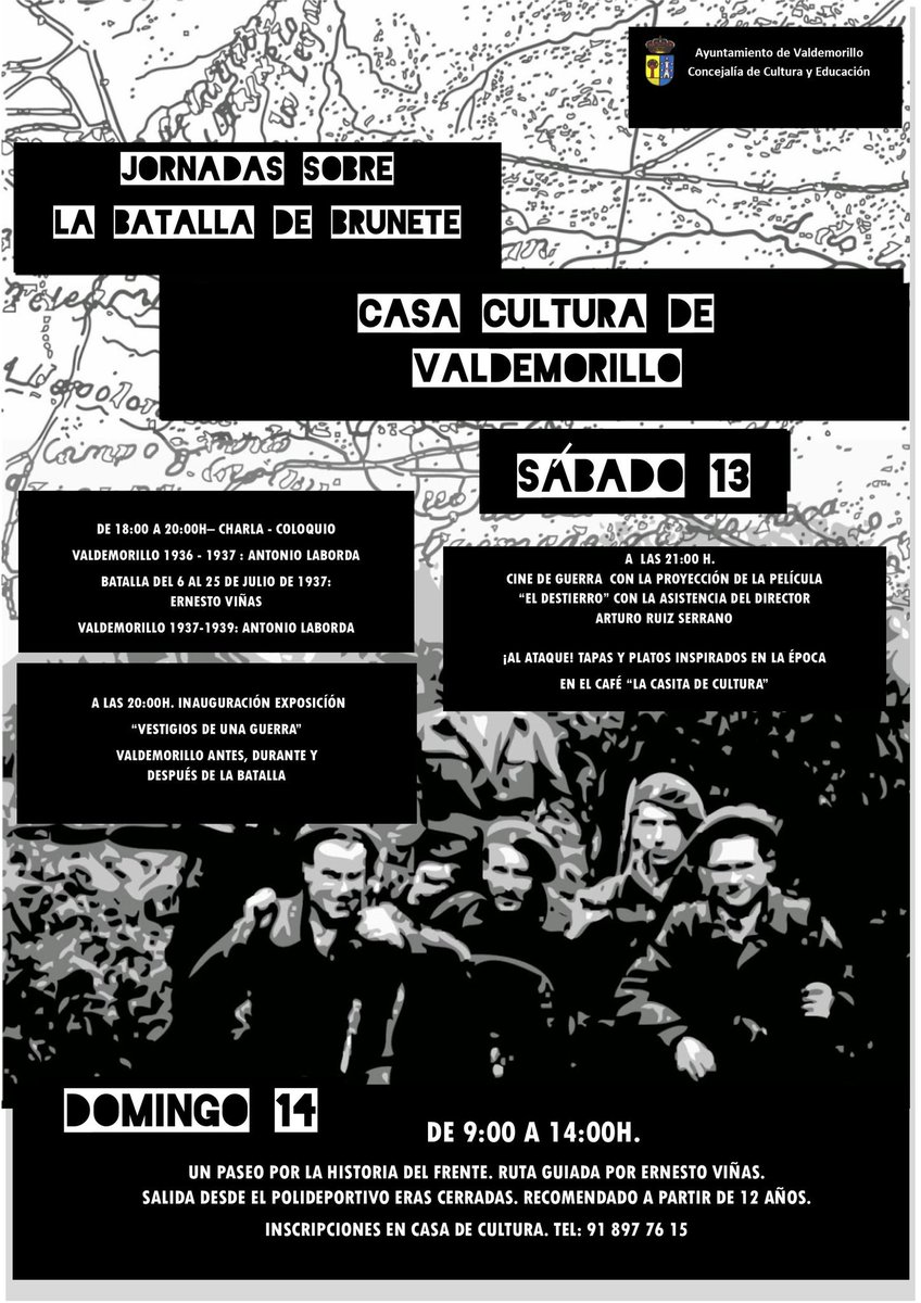 ElDestierroPeli's tweet photo. Este fin de semana estaremos por Valdemorillo. https://t.co/0MtbfcGAPK