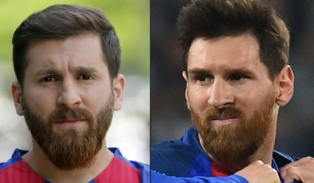 BBCSport's tweet photo. This student was taken to a police station because he looked too much like Lionel Messi. 

Full story:  https://t.co/y8b4M22608 https://t.co/N1IFTWjldg