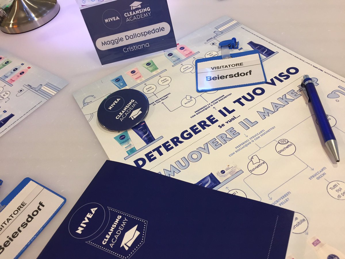 MaggieDallosped's tweet photo. Indovinate dove siamo? @NIVEAItalia ci invita a seguire un'interessante lezione presso Nivea cleansing academy #WakeUpArtist #WakeUpNoMakeUp https://t.co/Wri5ZwOIqY