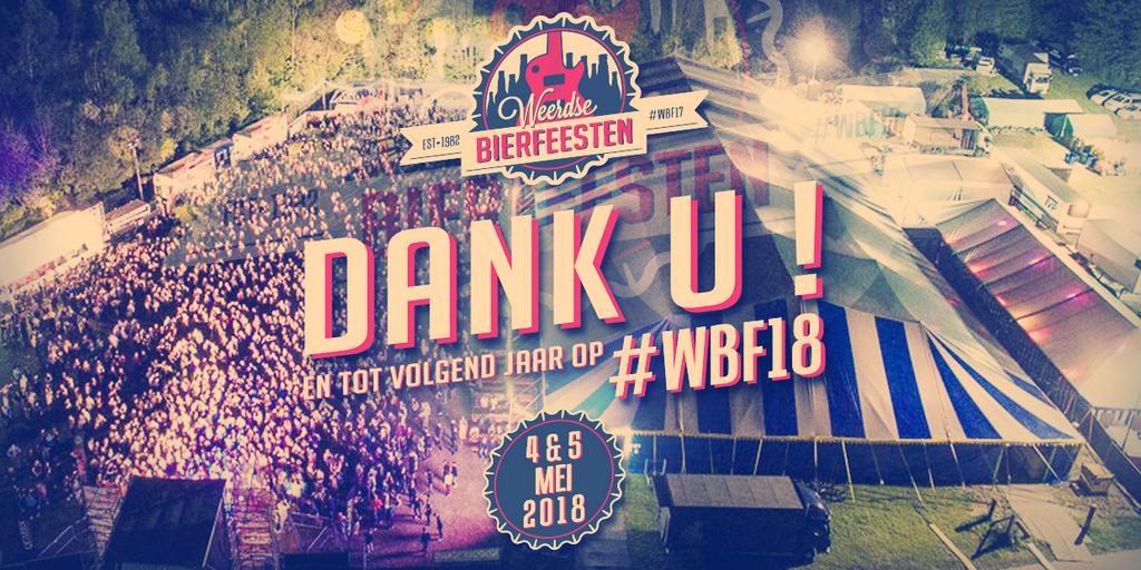 W_bierfeesten's tweet photo. Wat. Een. Weekend. Jullie waren met veel en jullie waren fantastisch! Bedankt en tot volgend jaar! #wbf18 #4&amp;5mei https://t.co/n6rlr1IoCD