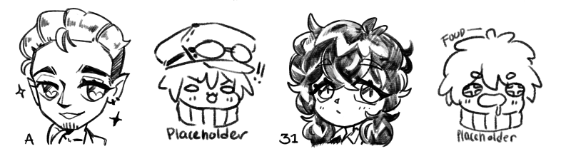 Two more~ And some Kiddie placeholders ①ω①) 