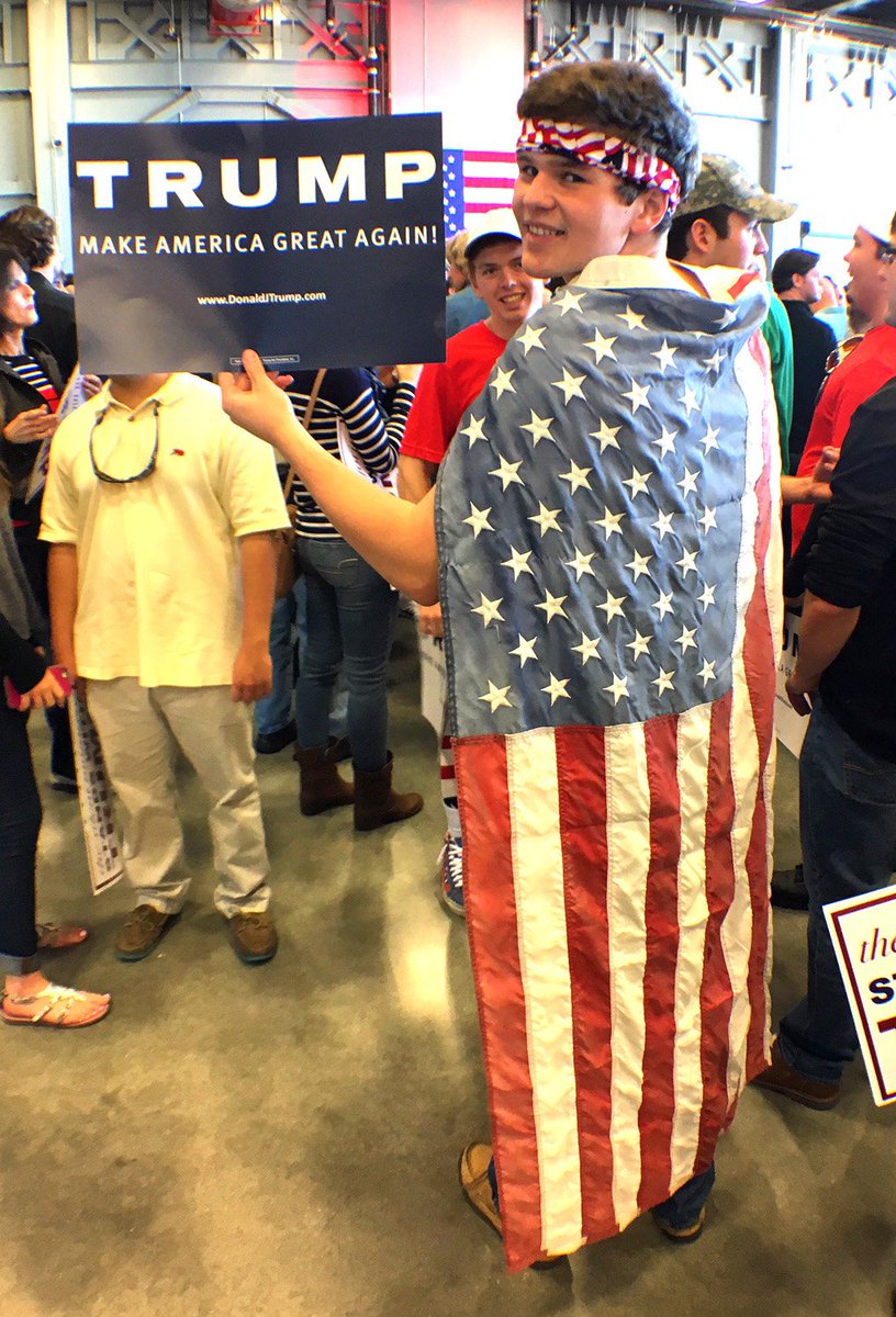 jaykelly26's tweet photo. Why is the #flagcape so popular with these goons? https://t.co/yw9VyoFjbN