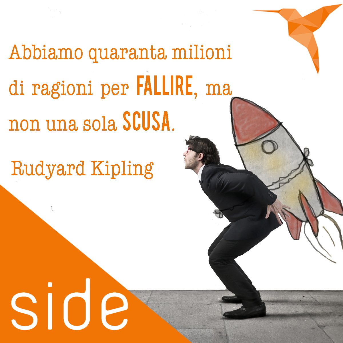 SideSolution's tweet image. Da scrivere sullo specchio del bagno per leggero tutte le mattine!!!
#noexcuse