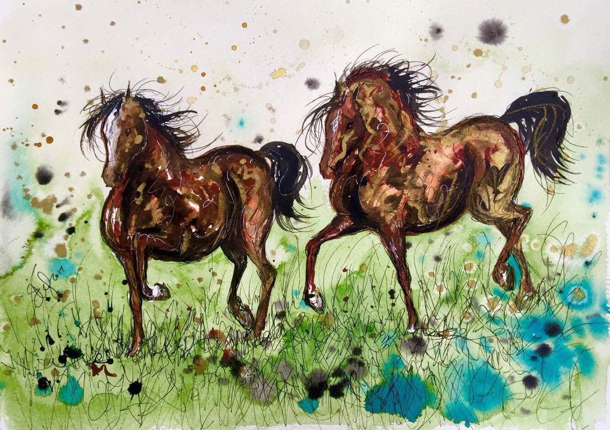 Thanks to #emmahaines for donating this piece for our art evening