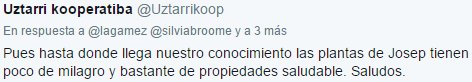 Pues hasta donde llega nuestro conocimiento las plantas de Pamies tienen poco de milagro y bastante de propiedades saludable. Saludos.