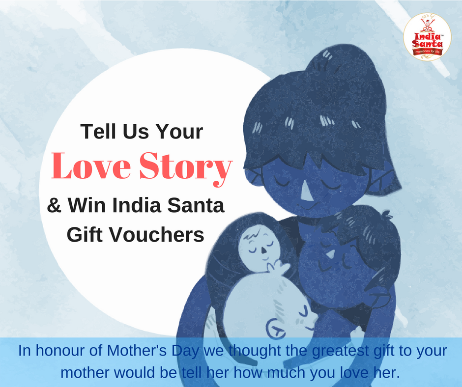 Indiasantagift's tweet photo. Tweet with a (selfie or a story) with your mother and tag #IndiaSanta and win exciting gift vouchers this #MothersDay https://t.co/B3hqzbMV1A