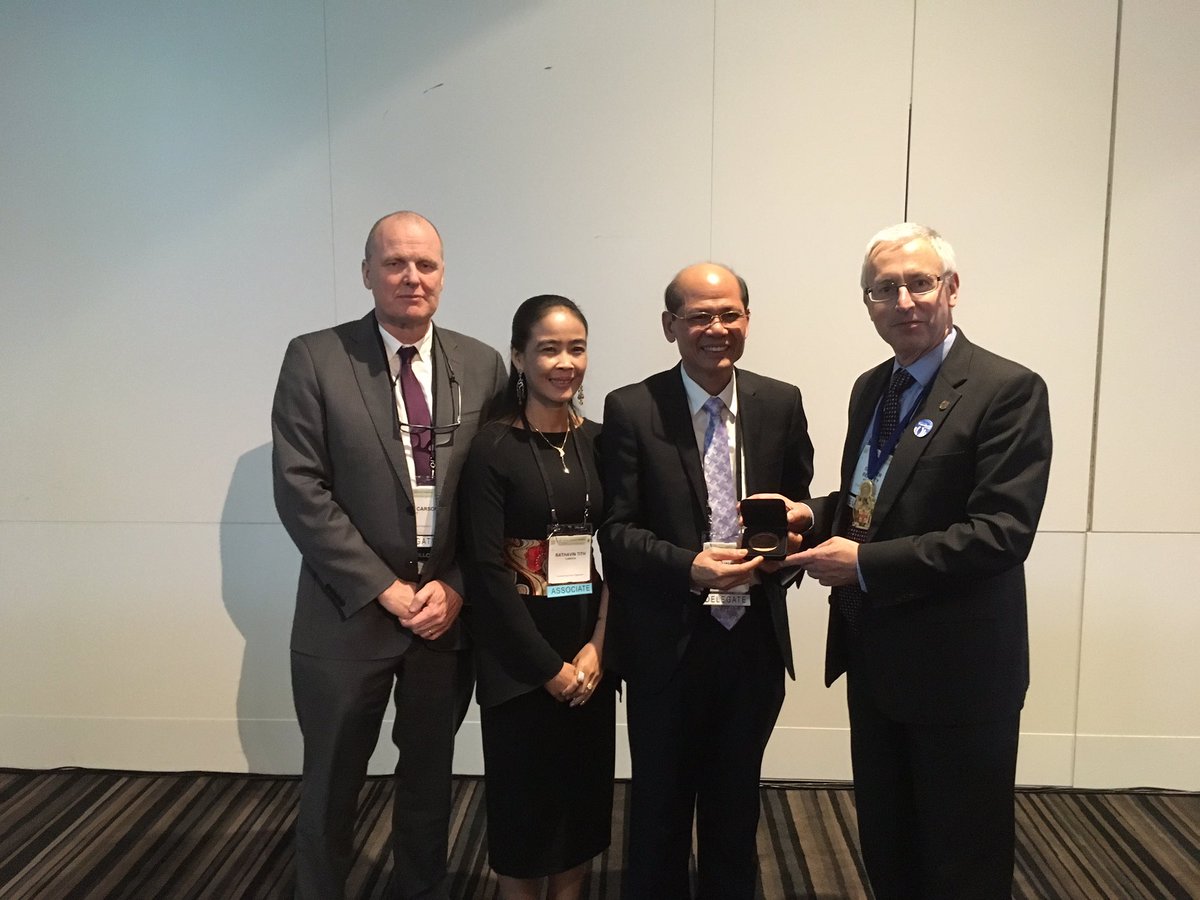 At #racs17 lecture on surgery in Cambodia   From 2 surgeons in country total in 1979. Now has a surgical service