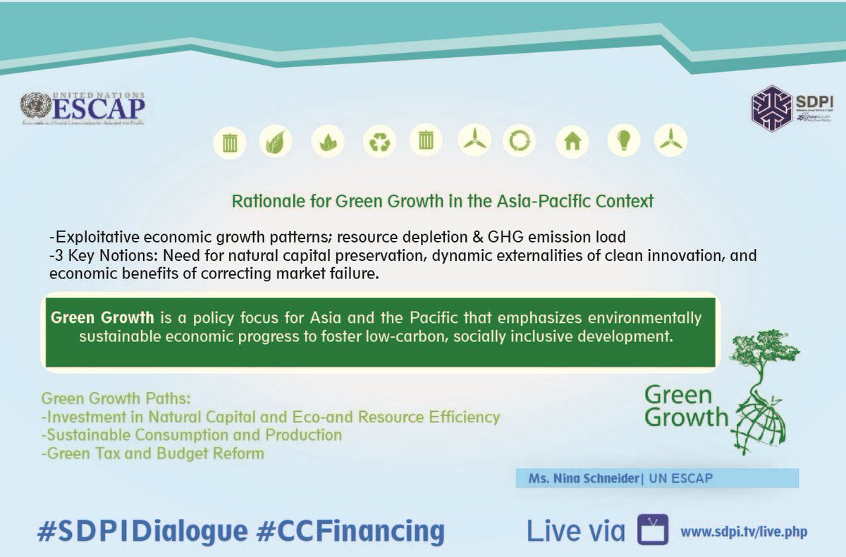 SDPIPakistan's tweet photo. Ms. Nena introduced the Asia-Pacific Knowledge Platform for Sustainable Development at #SDPIDialogue on #CCFinancing. https://t.co/R5ZzWA6Eql