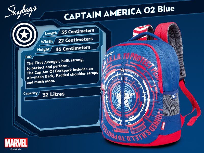skybags captain america