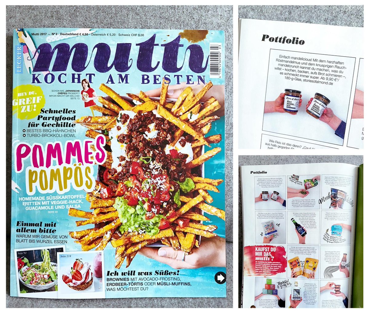 Kaufst du mir das, Mutti? 😄Juhuuuu!! Wir sind im aktuellen #muttimagazin! #rauchmandelcrunch #röstmandelmus #produkttest #vegan #bio #yummy