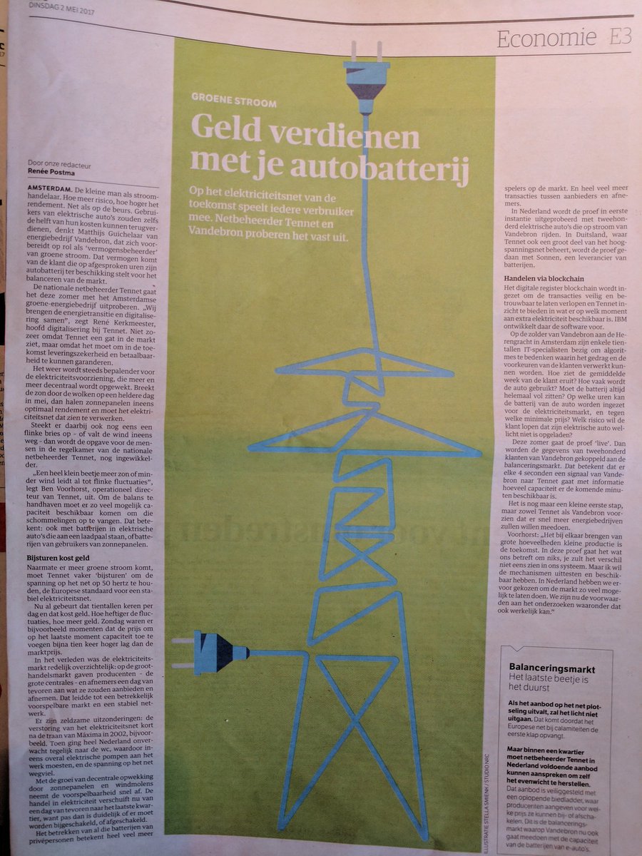 Ha <a href="/nrc/">NRC</a>! "Geld verdienen met je autobatterij" kan nu al met @ichargesmart zoals <a href="/woutvdheijden/">Wout van der Heijden</a> al aangaf. Zin om te bellen hoe wij dit doen?