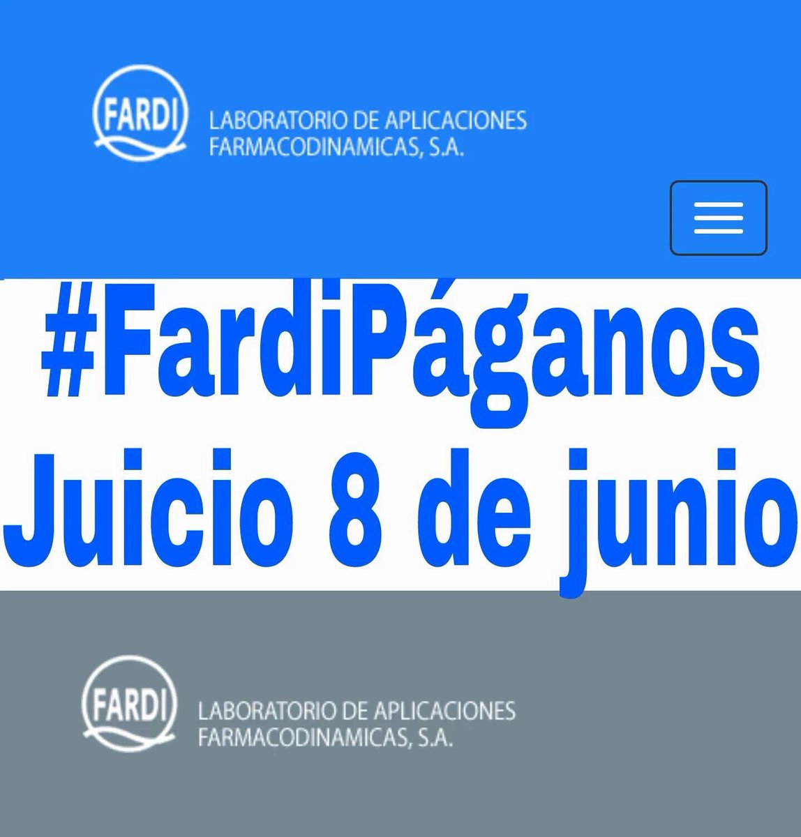 ImPAHrable's tweet photo. #Fardi este próximo #8Junio Exigiremos lo Q habéis dejado de pagar a 3️⃣ empleadas despedidas por defender su dignidad laboral
#FardiPáganos https://t.co/AEG8bOrsX9