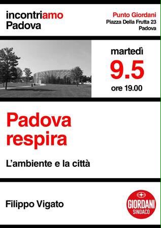 Questa sera, per discutere di qualità dell'aria... vi aspettiamo! #giordanisindaco #iovotogiordani #Padova #news #Veneto