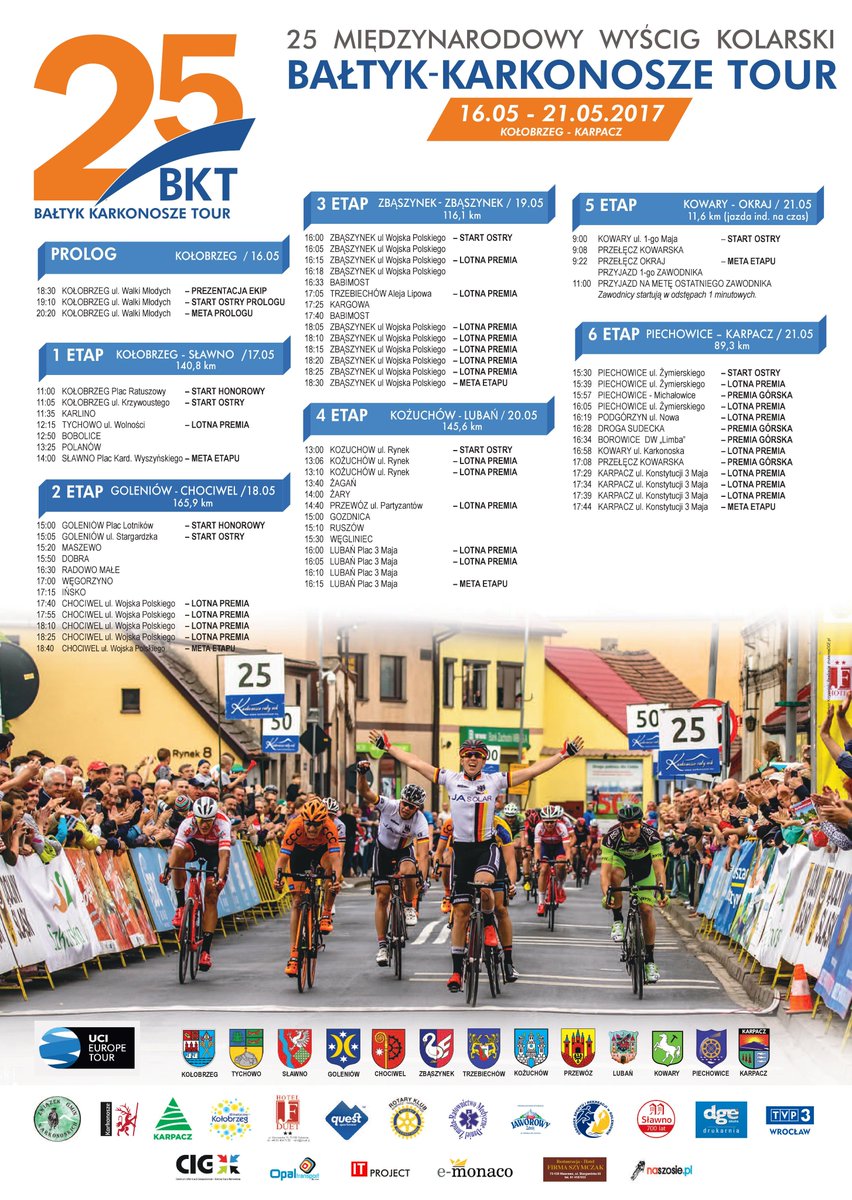 🚲🚲Dzień dobry bardzo! 🚲🚲

Do zobaczenia za tydzień :D
See you in one week :D

#baltykkarkonoszetour #balkartour #wyscigkolarski #uci