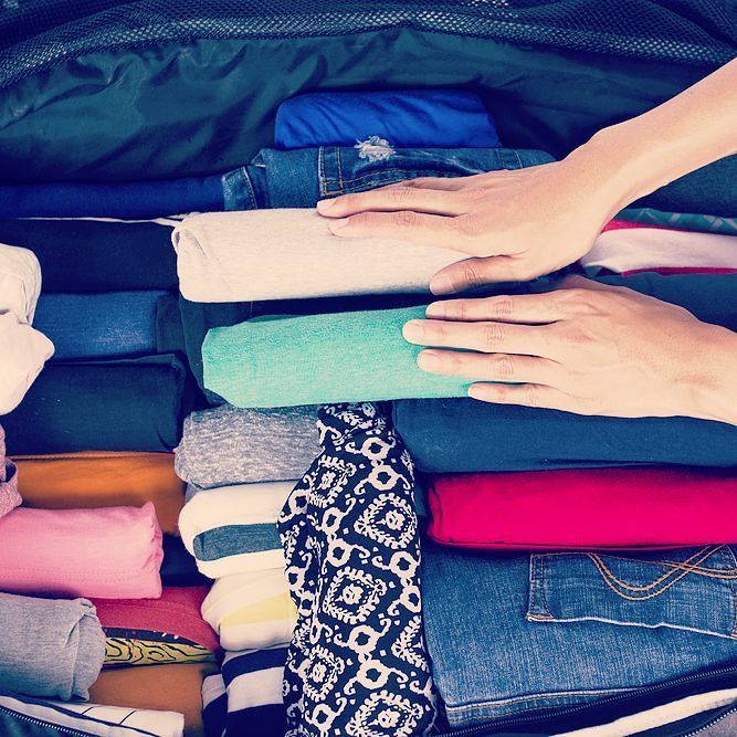 flightfactoryza's tweet photo. Travel Hack Tuesday! #1 Roll your clothes when packing - This allows for extra space so you can fit all of the imp… https://t.co/R8lD95RerD https://t.co/YLNlS56R9j