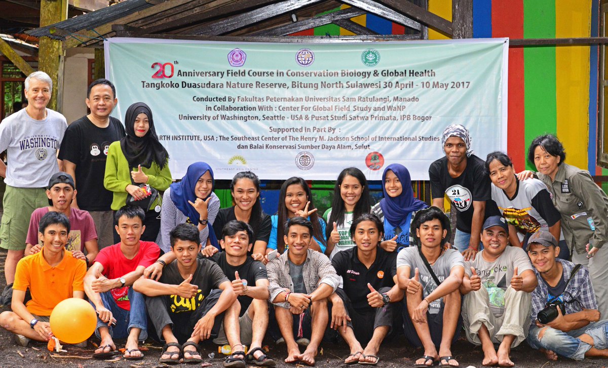 RCKGLOBAL's tweet photo. Just finished our 20th anniversary field course at Tangkoko Nature Reserve. TerimaKasih to our amazing participants &amp; UNSRAT/IPB partners https://t.co/WgcBf9pQCp