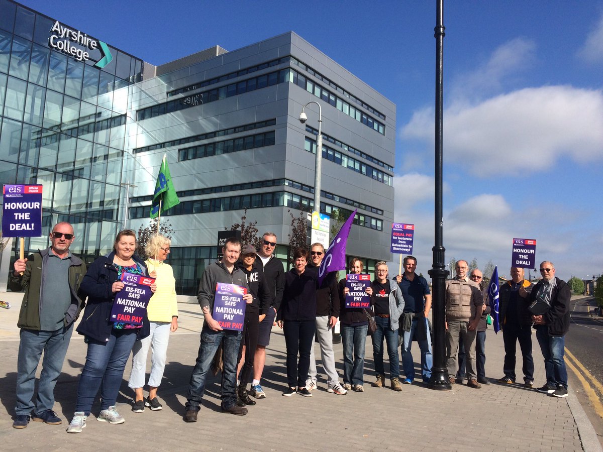 avisit2scotland's tweet photo. #ayrshire says #HonourtheDeal #equalpay for all @AyrCol_EISFELA @EISUnion #getthemtelt https://t.co/oTRZ7MiYz6
