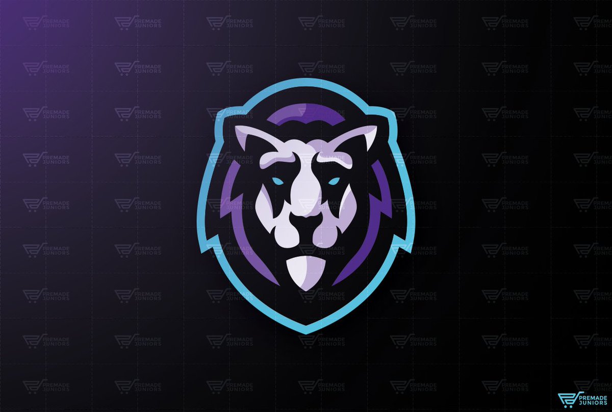 GeorgeRass's tweet image. 👉My Purple Lion Mascot Logo Is Now Up For Sale On: premadejuniors.net  @PremadeJuniors 😀💜