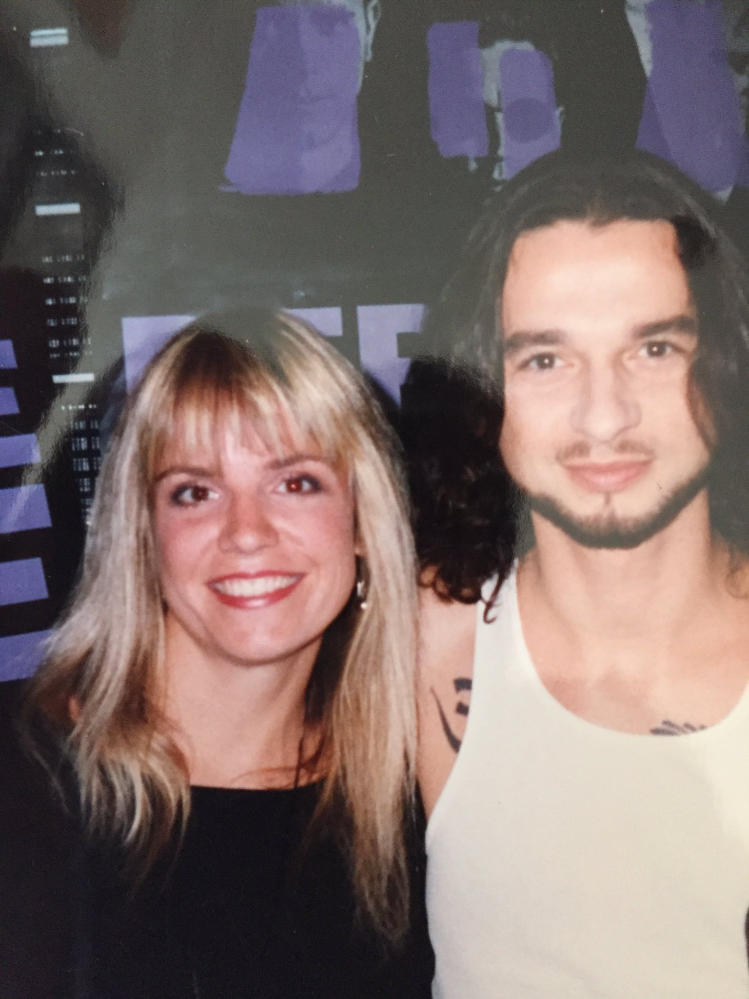 Ahhhh, the good old days!  Happy Birthday David Gahan from !  Stay in the MODE! 