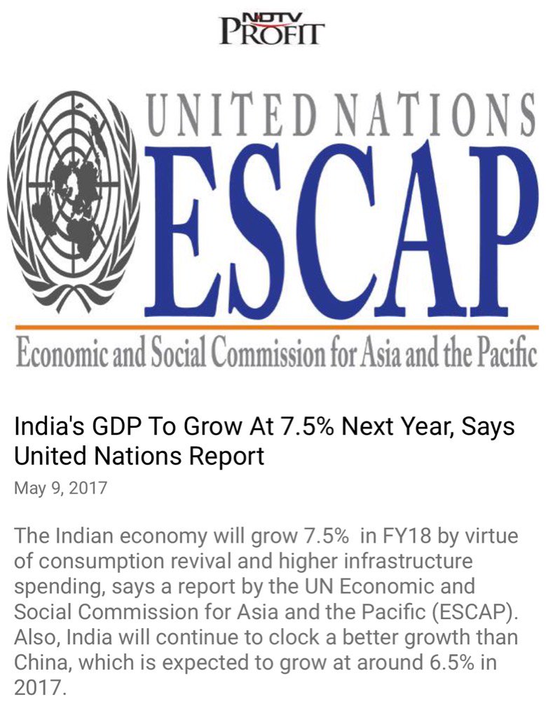 9jaBank's tweet photo. India's GDP To Grow At 7.5% next year, says United Nations Report. 
 https://t.co/F0X9VqP4Fl 

via NMApp by #SemanticEarth via @c0nvey https://t.co/3zym2eS8gO