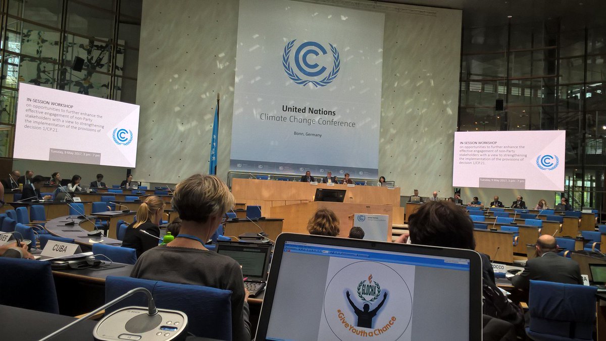glocha_mp's tweet photo. Everybody has a Role to Play in #ClimateAction ! #observerworkshop @ #UNFCCC #SB46
#UN #Youth #GiveYouthAChance #GloCha #COP22 #COP23 #GYMC https://t.co/fHzd1cttzh