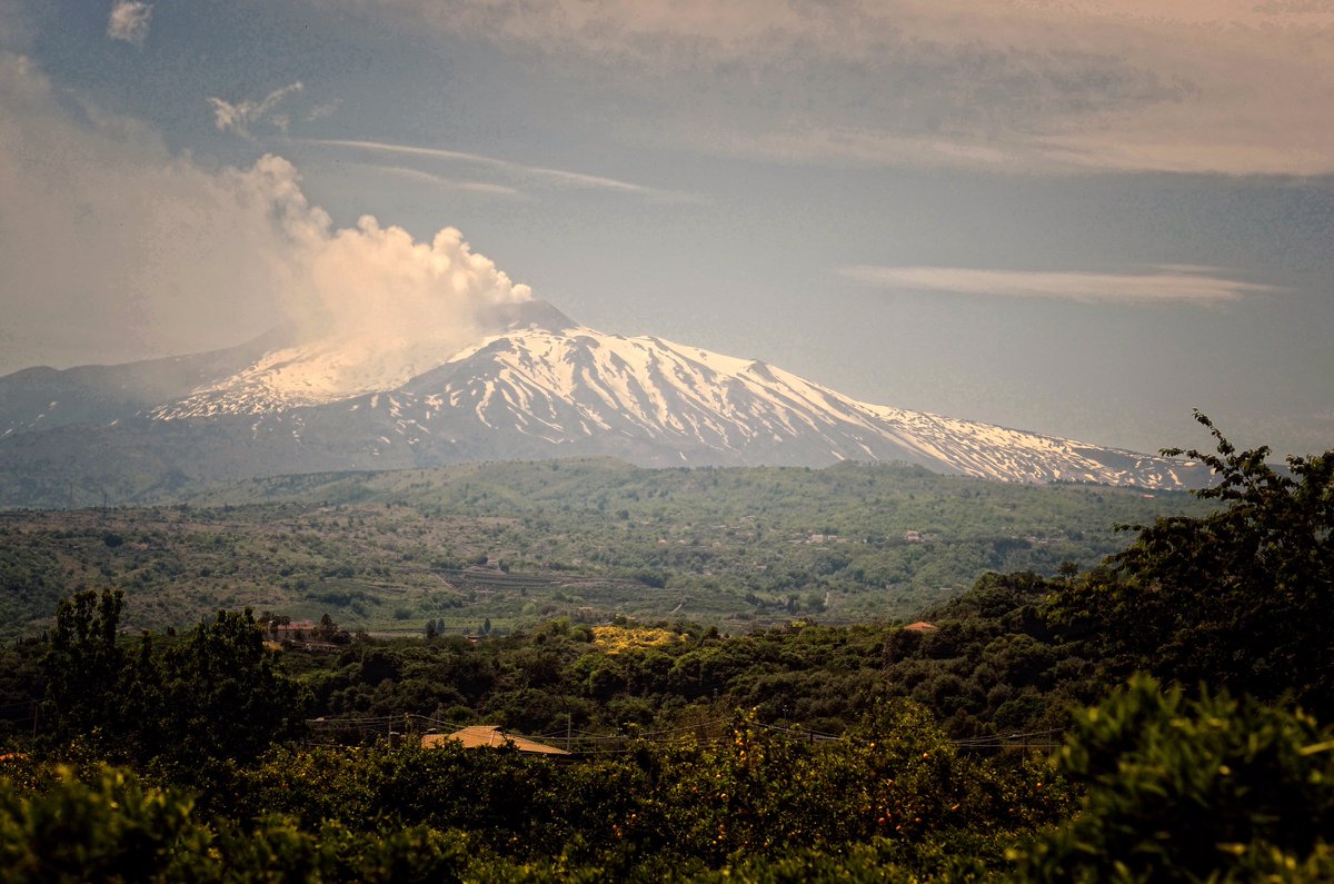 этна вулканирует