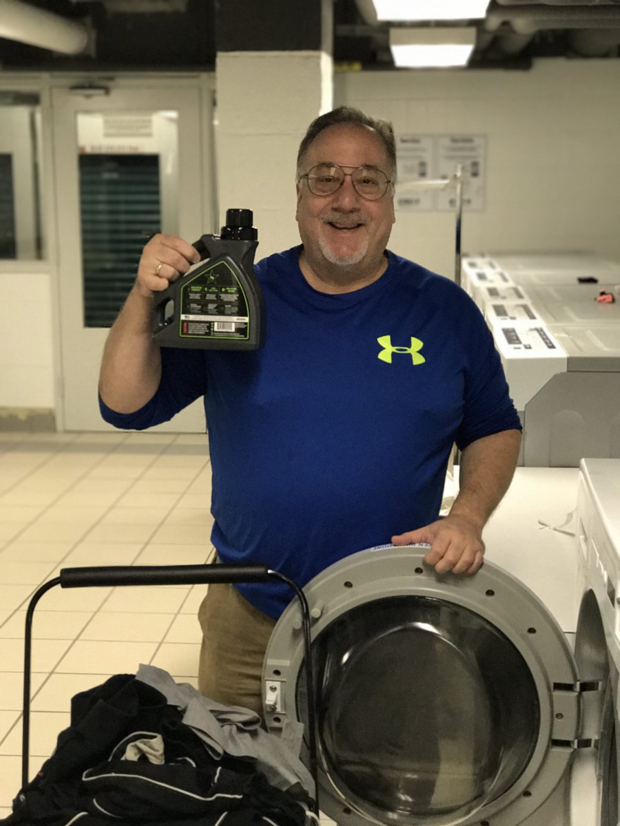 gaynycdad's tweet photo. My new #HeroClean laundry detergent is specifically designed to combat a man's odor! @HeroClean #ad https://t.co/Qr6UKB9DXk https://t.co/gOAwEkEOHH
